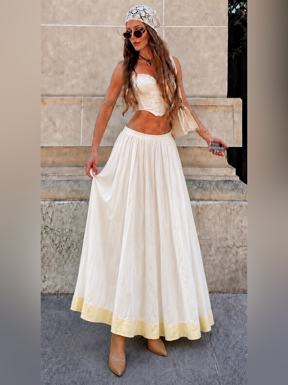 NEW 🍁 FALL LUXURY MIDI SKIRT SIZE M
🚨NO DISCOUNT ON THIS SKIRT - Picture 7 of 15